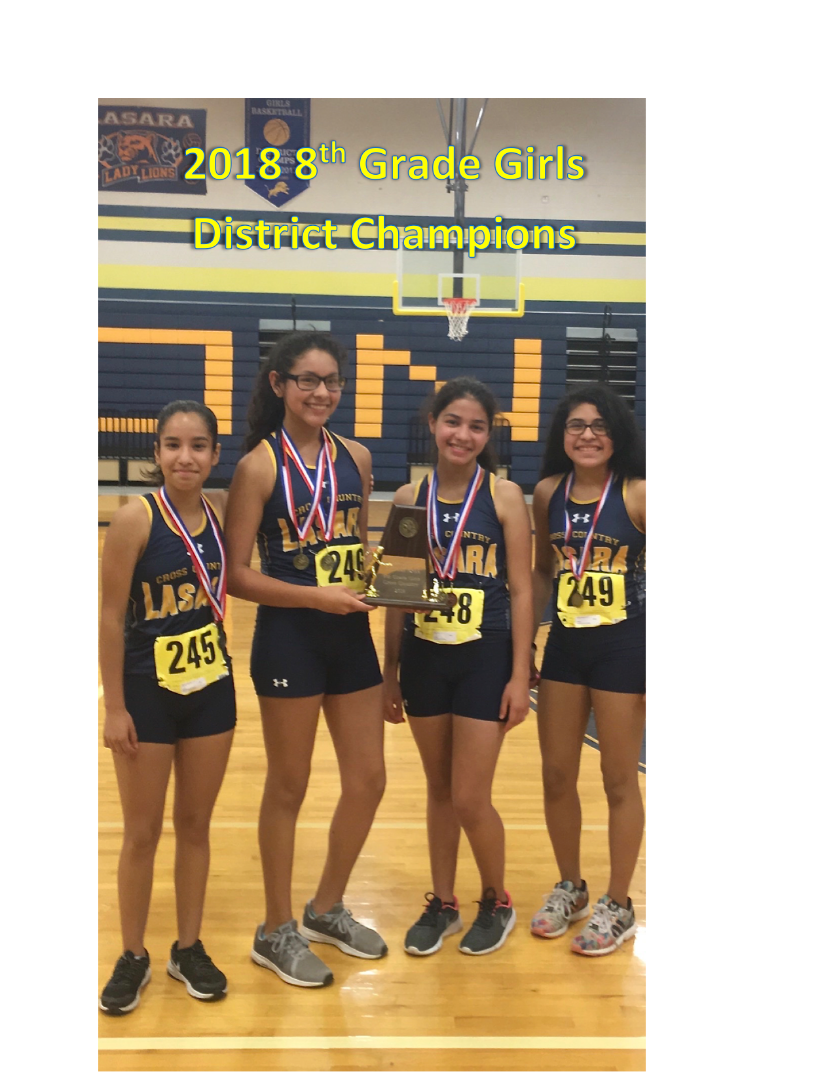 Lasara ISD 8th Grade Girls District Champs