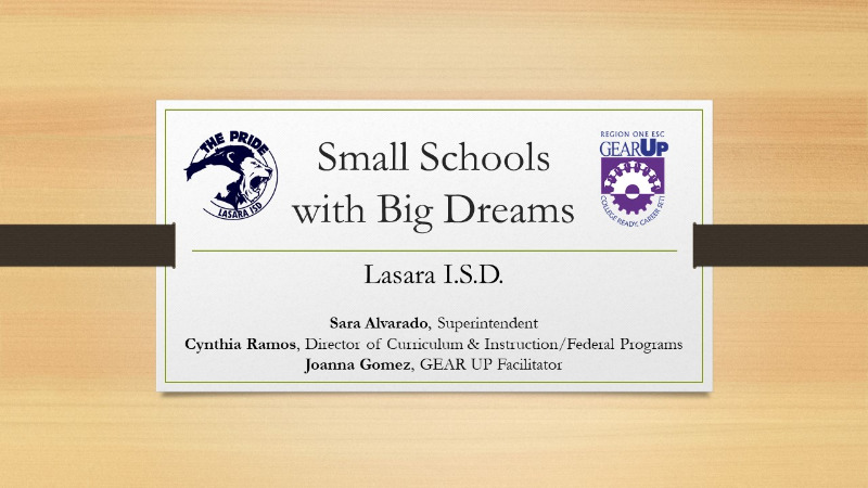 Small School with Big Dreams