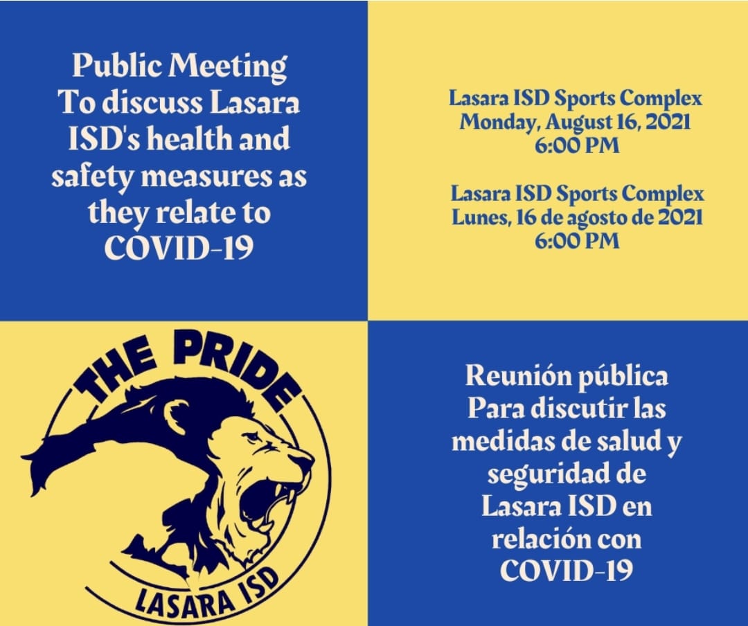 Public Meeting on Monday, august 16 2021